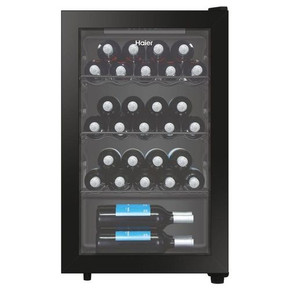 HAIER HWS31GGE Cantinetta vini Winebank 50 Series 3 Classe G nera con Porte Trasparenti Ripiani in Acciaio Capienza: 31 Bottiglie