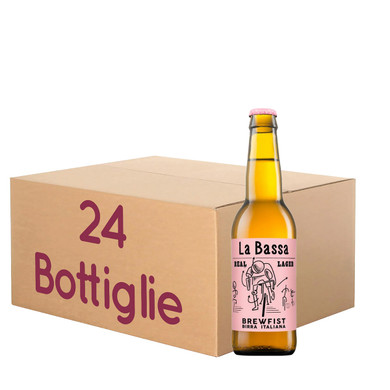 La Bassa Brewfist - Real Lager – BOTT. 33 Cl KIT 24