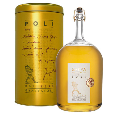 Grappa Sarpa Oro Big Mama 3 Lt. - Distilleria Poli