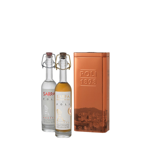 Grappa Duetto Confezione 2x10 Cl - Distilleria Poli