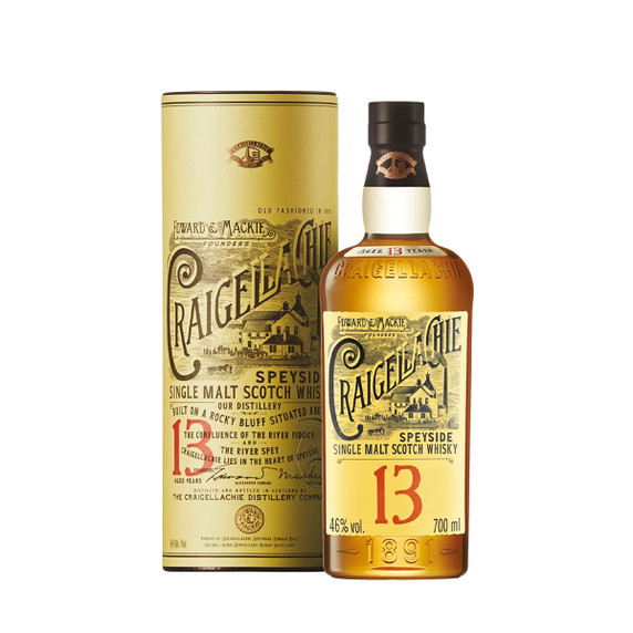 Craigellachie 13 Anni Single Malt Scotch Whisky con Astuccio