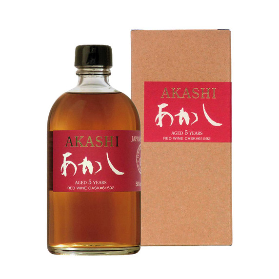 Whisky Akashi Single Malt 5 Years Old Red Wine Cask 50cl