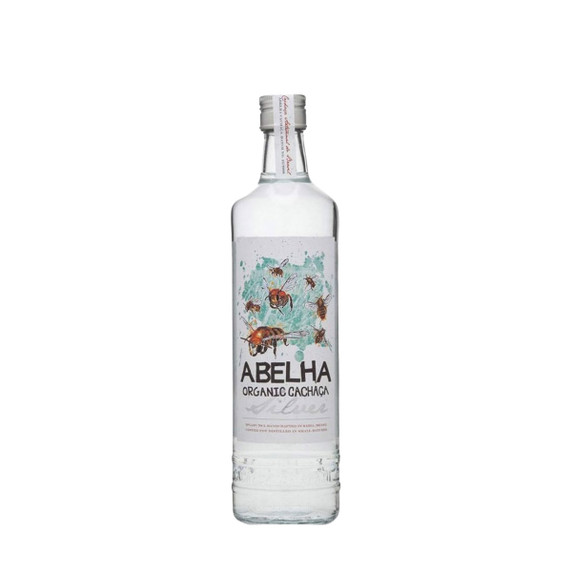 Organic Cachaca Silver Abelha 70 Cl