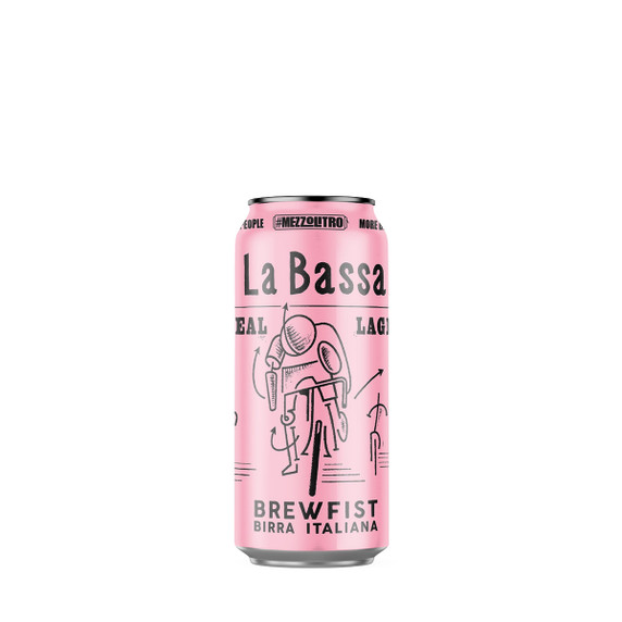 La Bassa Brewfist - Real Lager - LATT. 50 Cl