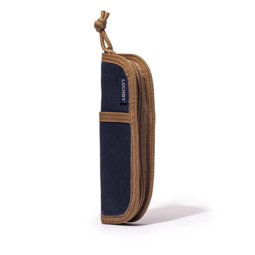 LOCHBY TWO PEN CASE BLUE