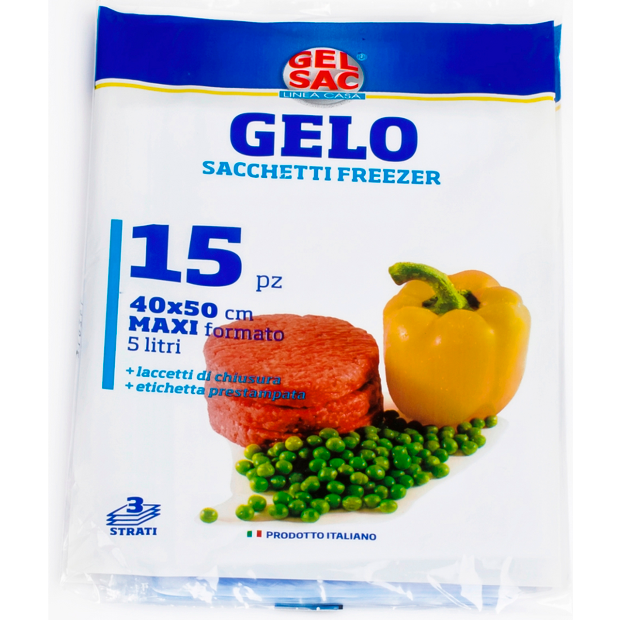 GEL SAC SACCHI GELO FREEZER 40x50 BUSTA 15 PZ - Meloni Store