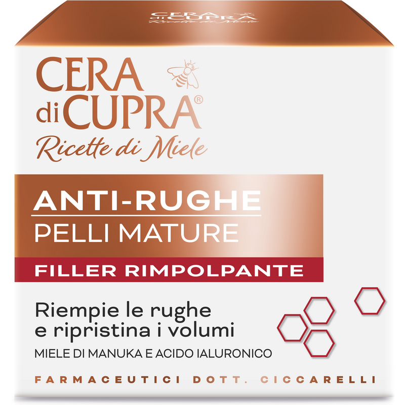 CERA DI CUPRA RICETTE DI MIELE CREMA ANTI RUGHE PELLI MATUTE FILLER ...