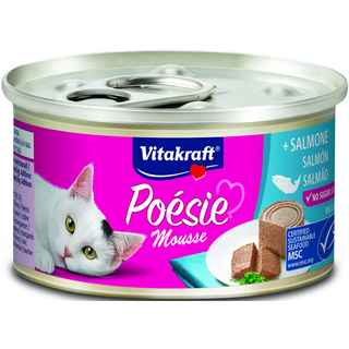 VITAKRAFT CAT POESIE MOUSSE SALMONE LATTINA 85 grammi