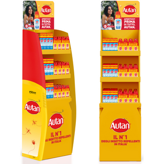 AUTAN FAMILY CARE 100 ML BIPACCO ESPOSITORE DA TERRA 96 BI-PACCHI; 48 AUTAN FAMILY CARE SPRAY 2 PEZZI DA 100 ML  - 48 AUTAN PROTEZIONE ATTIVA SPORT VAPO 2 PEZZI DA 100 ML