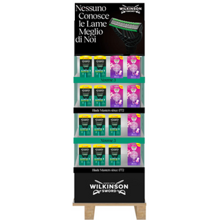 WILKINSON RASOI XTREME3 ESPOSITORE 70 PEZZI MISTI