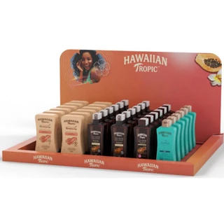 HAWAIIAN TROPIC ESPOSITORE DA BANCO MISTO 36 PEZZI