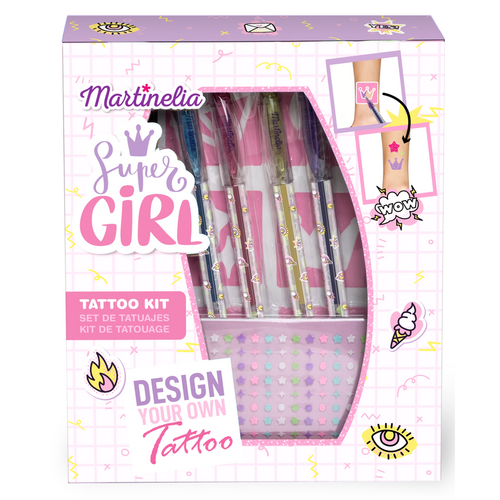 MARTINELIA KIT TATTOO BODY ART SUPER GIRL