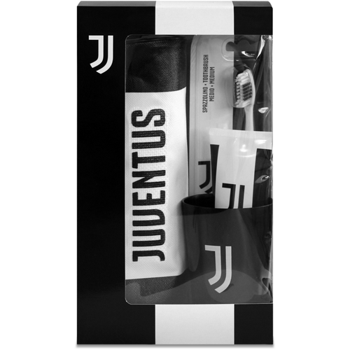 JUVENTUS COFANETTO ORAL CARE - ASTUCCIO + SPAZZOLINO + DENTIFRICO 75 ML + BICCHIERE