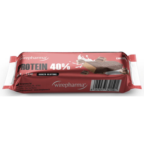 WIREPHARMA BARRETTA PROTEIN 40% CIOCCOLATO 45 GR.