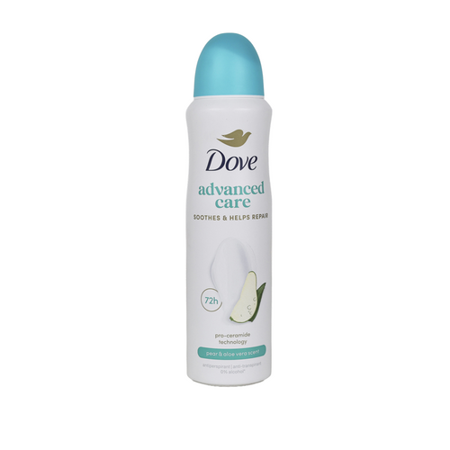 DOVE DEODORANTE SPRAY GO FRESH PEAR & ALOE VERA  ADVANCED CARE 150 ML