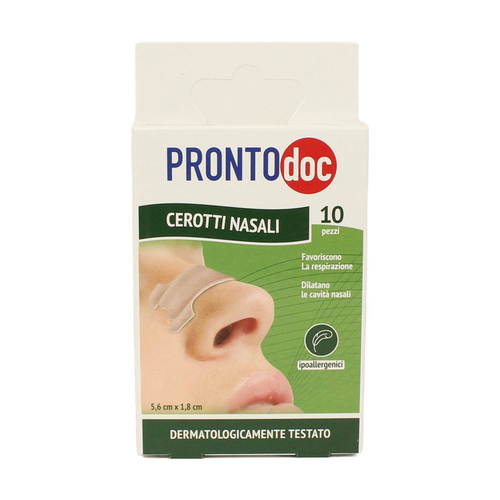 LA PIACENTINA PRONTO DOC 10 CEROTTI NASALI 