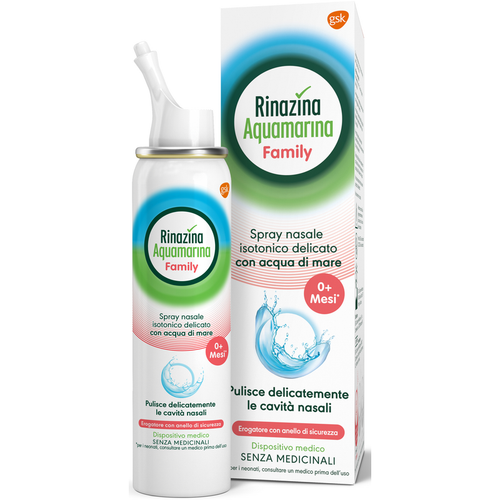 RINAZINA AQUAMARINA FAMILY SPRAY NASALE ISOTONICO 100 ML