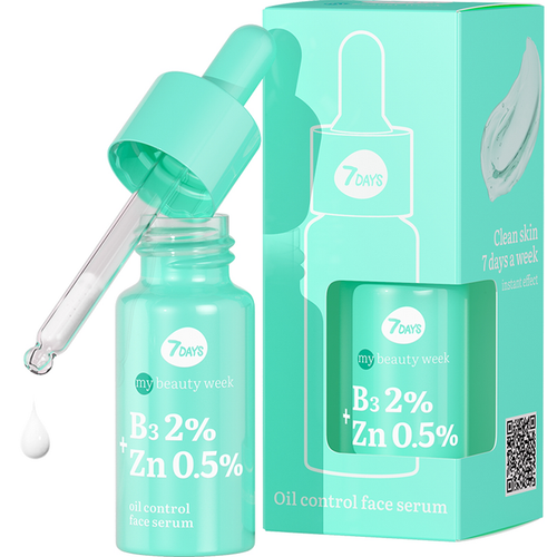 7 DAYS MY BEAUTY WEEK SIERO VISO B3+ZN OIL CONTROL SEBOREGOLATORE 20 ML