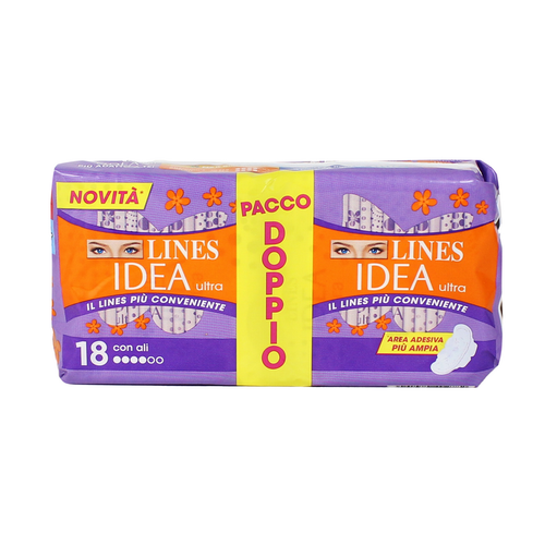 LINES IDEA ULTRA ALI GIORNO PACCO DOPPIO 18 PZ 