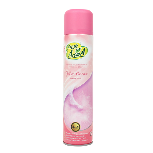FRESH AROMA DEO PER AMBIENTE SPRAY TALCO BIANCO 300 ML  