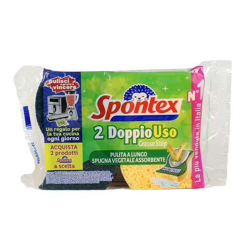 SPONTEX SPUGNA DOPPIOUSO 2 PEZZI 