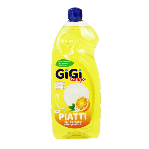 GIGI LAMPO DETERSIVO PIATTI ARANCIO E BERGAMOTTO 1 LT. 