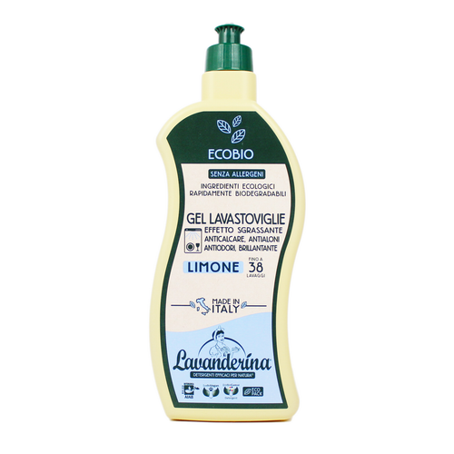 LAVANDERINA ECOBIO GEL LAVASTOVIGLIE LIMONE 38 LAVAGGI 650 ML 