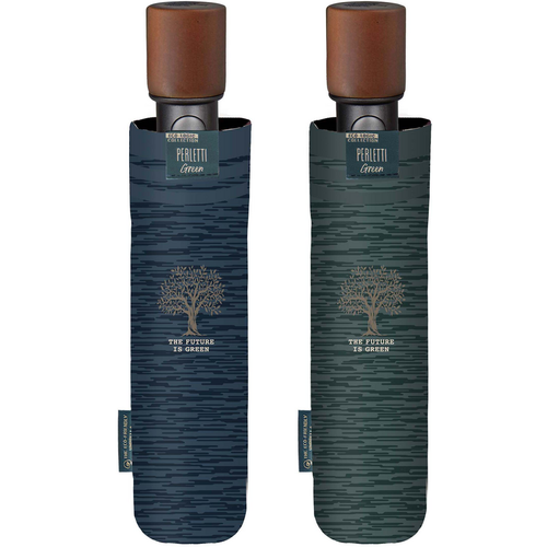 PERLETTI OMBRELLO UOMO MINI AUTOMATICO BICOLORE 2 COLORI ASSORTITI
