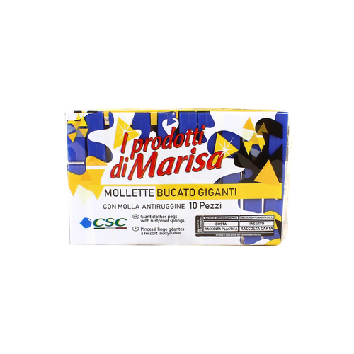 MARISA MOLLETTE BUCATO COLORATE CON MOLLA ANTIRUGGINE 10 PZ 