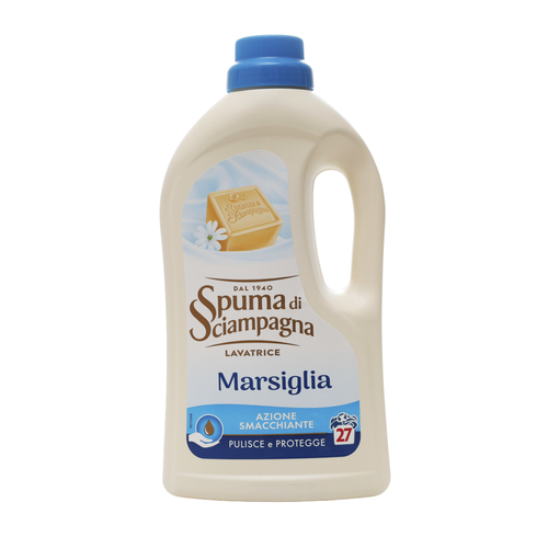 SPUMA DI SCIAMPAGNA DETERSIVO BUCATO LAVATRICE MARSIGLIA 27 LAVAGGI 1215 ML