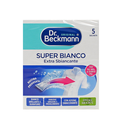 Dr.BECKMANN SUPER BIANCO SENZA CLORO 5 SACCHETTI