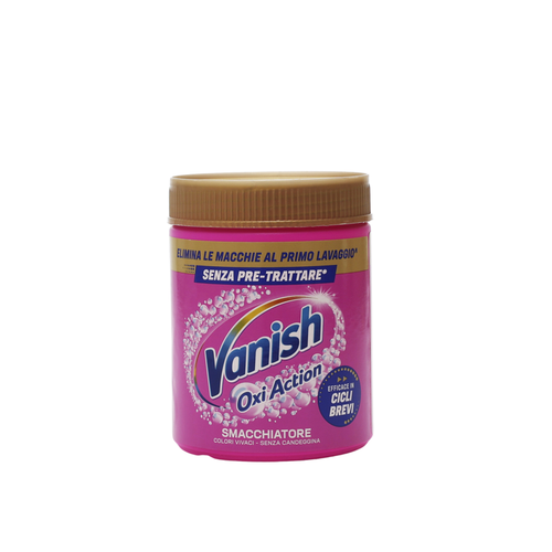 VANISH SMACCHIATORE OXI ACTION MULTI POWER POLVERE ROSA 500 GRAMMI