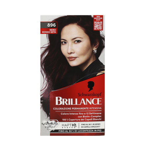 BRILLANCE 896 NER ROSSO SETA COLORAZIONE PERMANENTE INTENSIVA FINO A 10 SETTIMANE