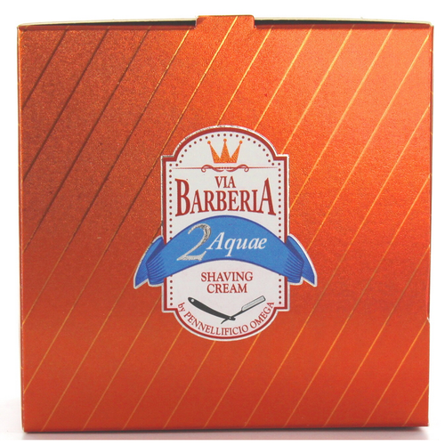 VIA BARBERIA 2 AQUAE SHAVING CREAM 125 grammi OMEGA VIA BARBERIA 2 AQUAE SHAVING CREAM 125 grammi OMEGA