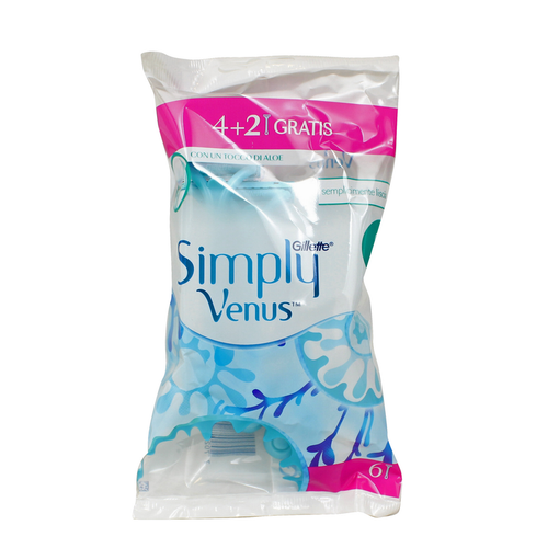GILLETTE VENUS SIMPLY 2 RASOI USA&GETTA 4+2 PZ. 