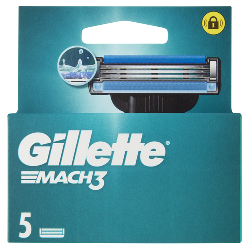 GILLETTE MACH3 RICAMBI 5 PEZZI