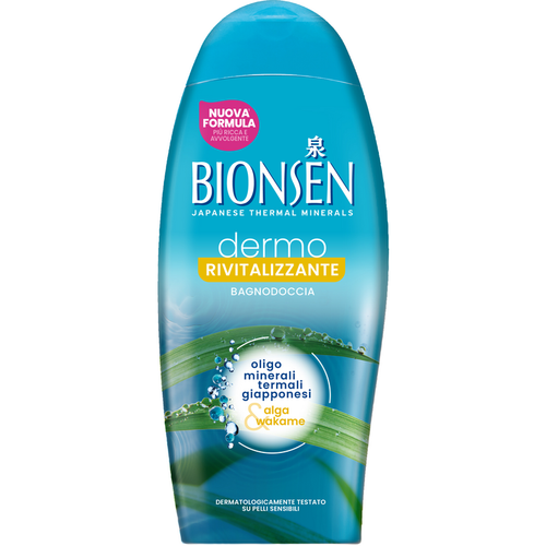 BIONSEN BAGNODOCCIA DERMO RIVITALIZZANTE OLIGO MINERALI TERMALI GIAPPONESI & ALGA WAKAME 550 ML
