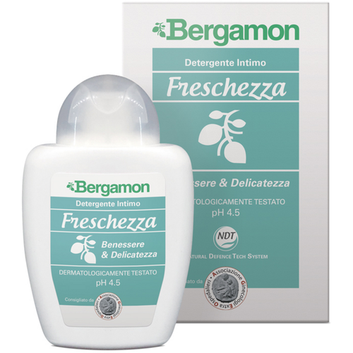 BERGAMON DETERGENTE INTIMO FRESCHEZZA pH4,5 BENESSERE & DELICATEZZA 250 ML BERGAMON DETERGENTE INTIMO FRESCHEZZA pH4,5 BENESSERE & DELICATEZZA 250 ML