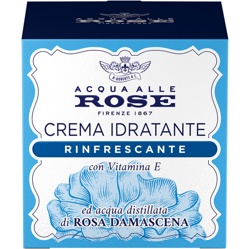 ACQUA ALLE ROSE CREMA IDRATANTE RINFRESCANTE CON VITMINA E ED ACQUA DISTILLATA DI ROSA DAMASCENA 50 ML
