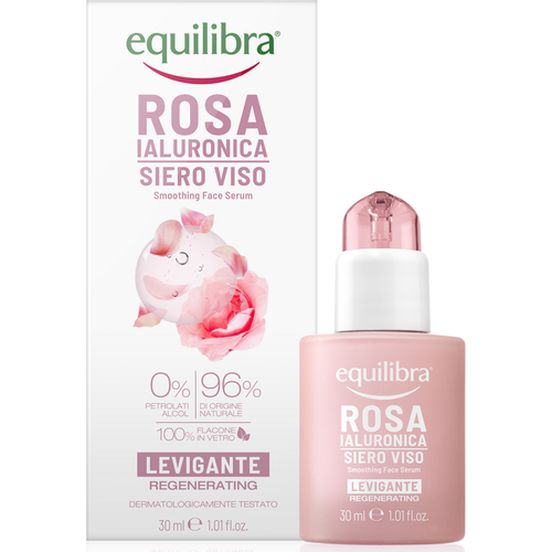 EQUILIBRA ROSA IALURONICA SIERO VISO LEVIGANTE 30 ML