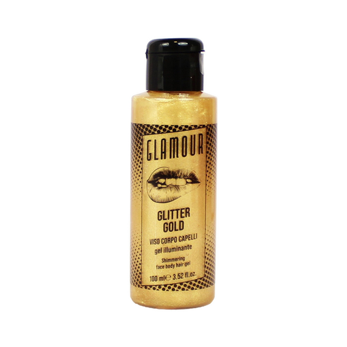 GLAMOUR GLITTER GOLD GEL ILLUMINANTE VISO, CORPO, CAPELLI 100 ML   GLAMOUR GLITTER GOLD GEL ILLUMINANTE VISO, CORPO, CAPELLI 100 ML