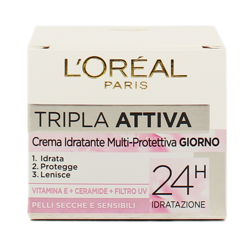 L'OREAL TRIPLA ATTIVA CREMA GIORNO PELLI SECCHE-SENSIBILI 50 ML L'OREAL TRIPLA ATTIVA CREMA GIORNO PELLI SECCHE-SENSIBILI 50 ML
