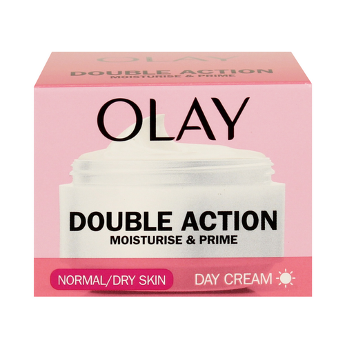 OLAY CREMA DOUBLE ACTION DAY CREAM & PRIMER NORMAL / DRY 50 ML  OLAY CREMA DOUBLE ACTION DAY CREAM & PRIMER NORMAL / DRY 50 ML