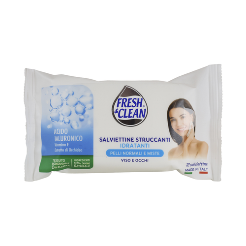 FRESH & CLEAN SALVIETTE STRUCCANTI 12 PZ.