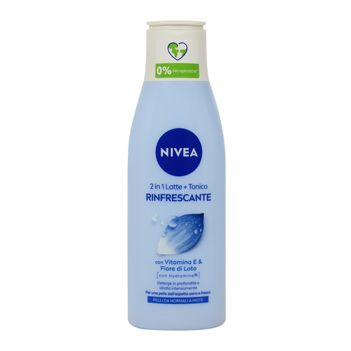 NIVEA LATTE DETERGENTE + TONICO 2 IN 1 RINFRESCANTE 200 ML