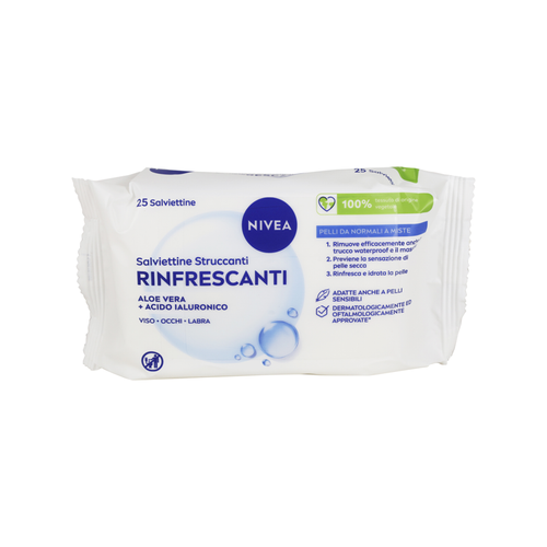 NIVEA VISO SALVIETTE STRUCCANTI RINFRESCANTI  25 PZ