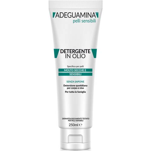 ADEGUAMINA DETERGENTE IN OLIO PELLI SENSIBILI e MOLTO SECCHE CORPO E VISO TUBO 250 ML