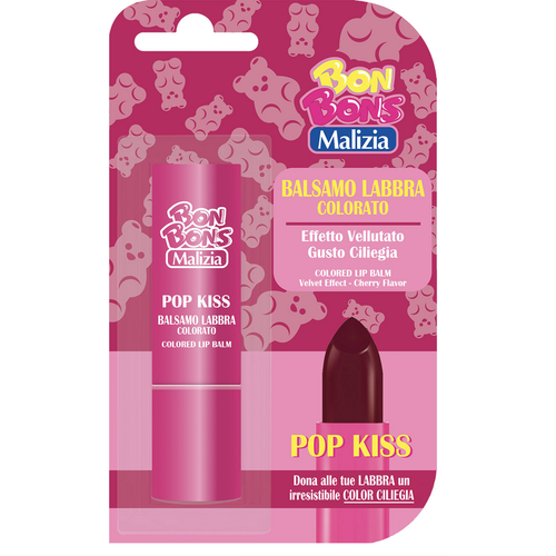 MALIZIA BON BONS BALSAMO LABBRA ROCK KISS 3,5 ML GUSTO VANIGLIA 