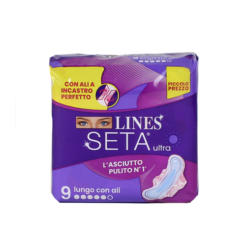 LINES SETA ULTRA LUNGO ALI 9 PZ. ASSORBENTI