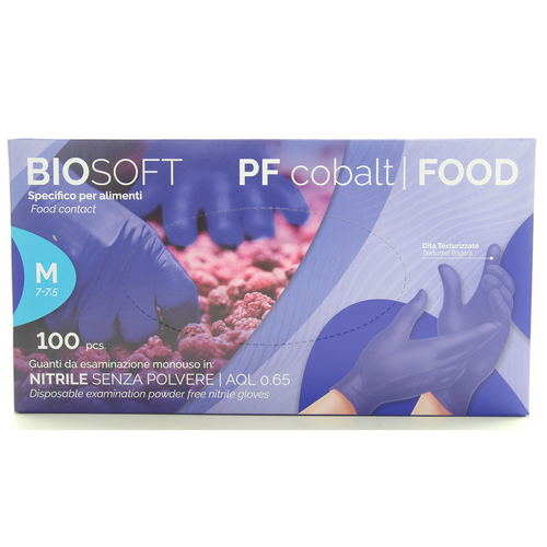 Unigloves Biotouch GM0081 Guanti In Nitrile Biodegradabili - Monouso, Senza Lattice, Viola, Taglia XS (100 Pz)